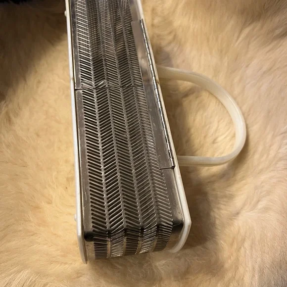 MW Vintage Lucite And Metal Handbag - Picture 2 of 9